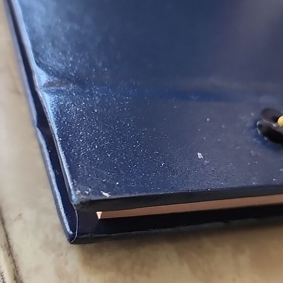 1960's Never Used Large Hardcover Scrapbook with Gold Cord Tie Binding - Picture 6 of 16